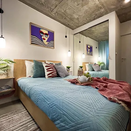 Апартаменты Funky Vibes - Wyszynskiego 55 - Self Check-in 24h - Free Parking Вроцлав